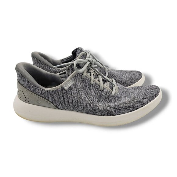 Kizik Madrid Eco‎ Knit Sneakers Mens 13 Grey Hands Free Slip On - Picture 1 of 9